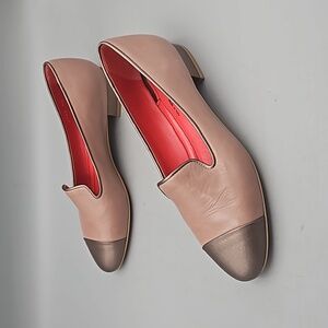 Pas de Rouge Loafer leather slip on Women 38 US 8